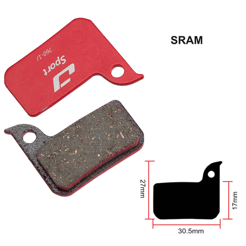 JAGWIRE Disc brake pads DCA099 Semi metallic