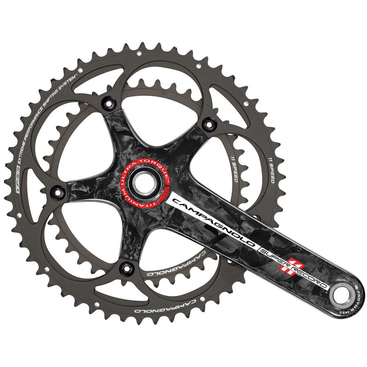 Campagnolo Super Record 11-Speed Crankset Titanium Ultra Torque