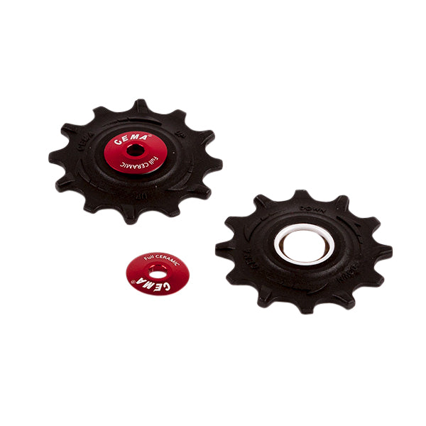 Cema Pulley Wheels plastic - 9/10/11 speed - Full Ceramic