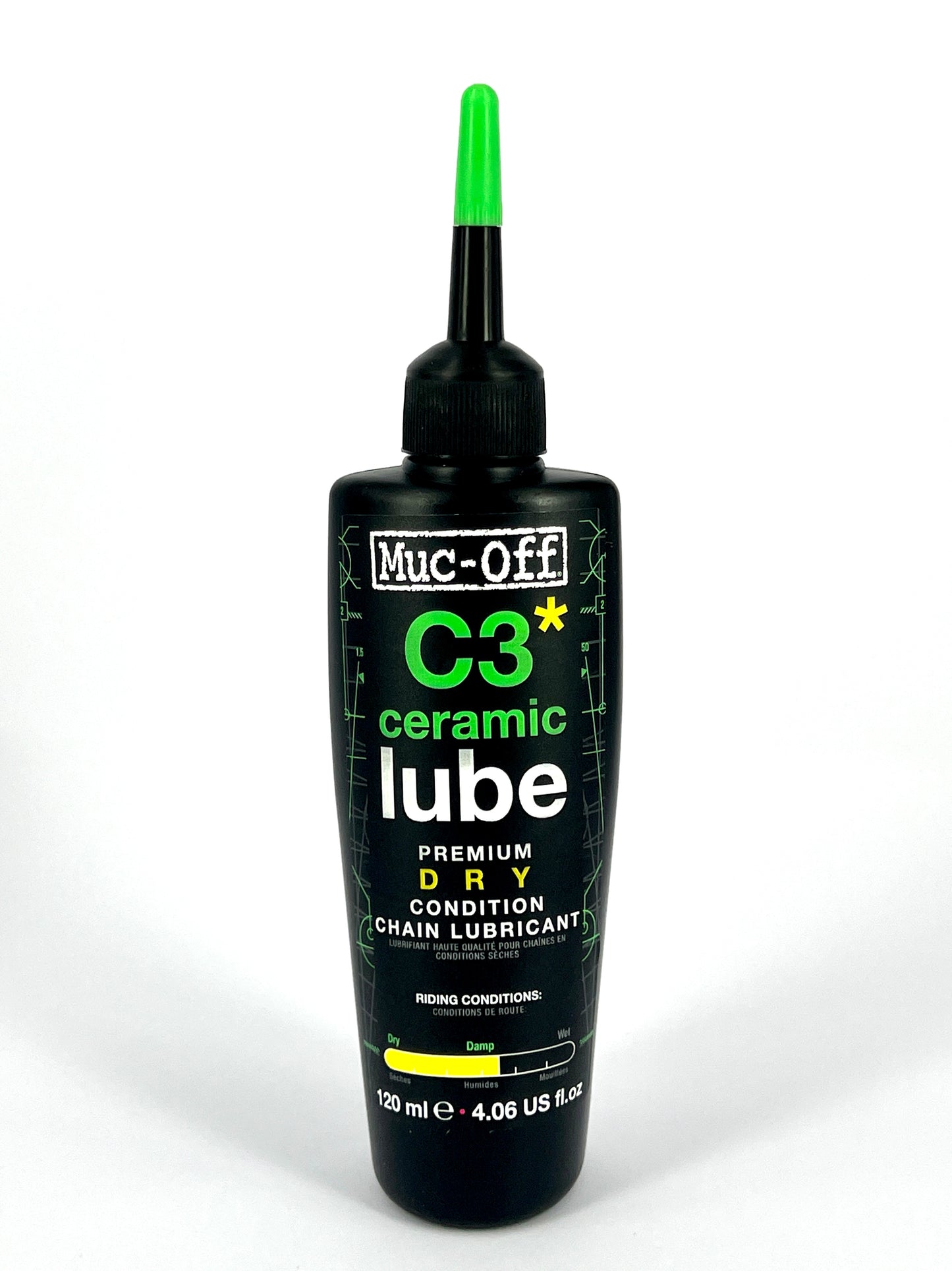 Chain Lubricant MUC-OFF C3 DRY LUBE 120ml - Lubricants, oils